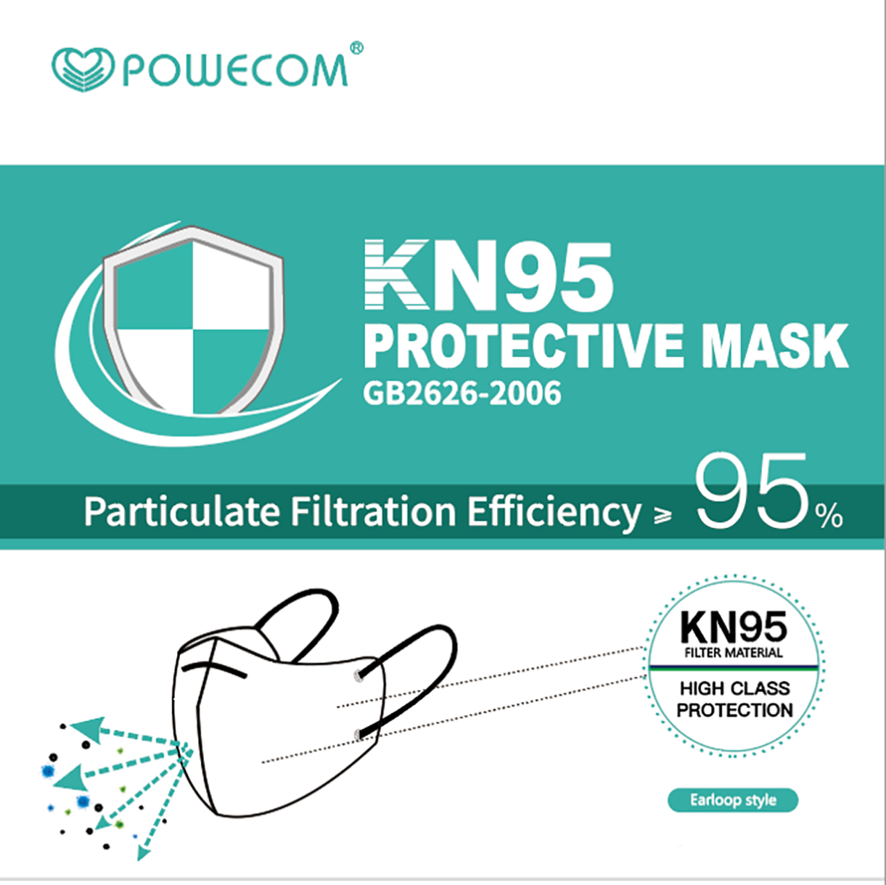 KN95 Respirator Masks (10ct)-GRJ Health