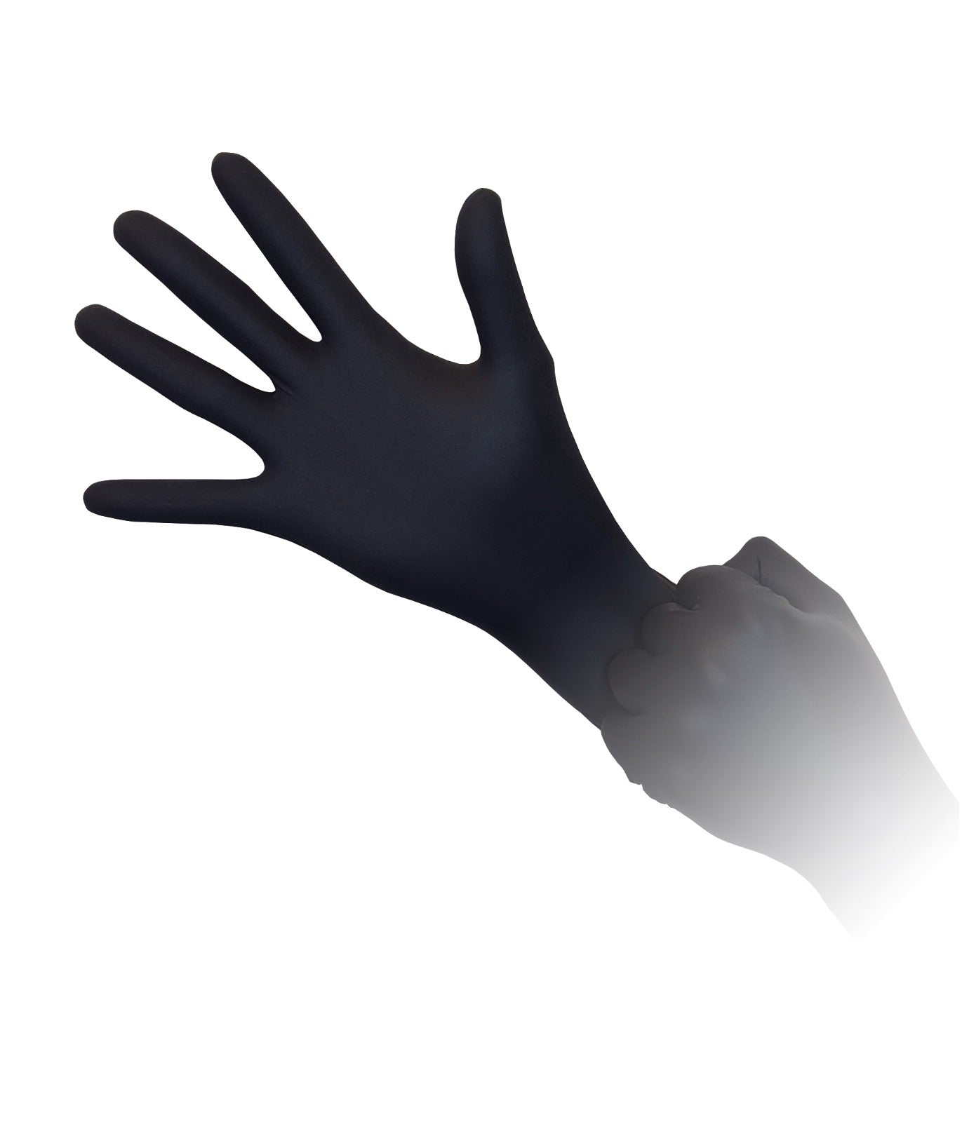 Black Nitrile PF Gloves (1,000ct) 5 Mil-GRJ Health