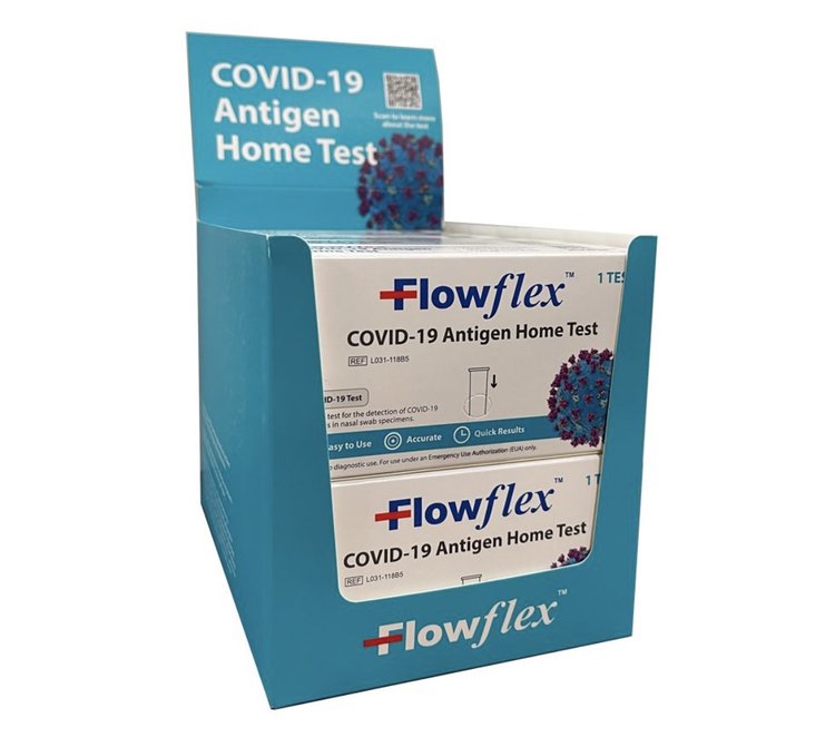 FlowFlex OTC Rapid Antigen Single Test (1 Test P/Box)